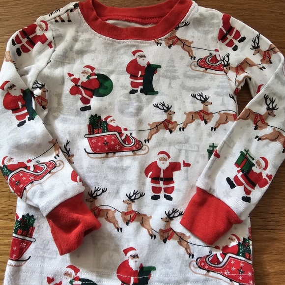 Children's Place Christmas Pajamas Holiday PJ's Baby Infant Size 3-6 Months - Picture 3 of 9